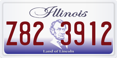 IL license plate Z823912