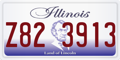IL license plate Z823913