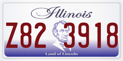 IL license plate Z823918