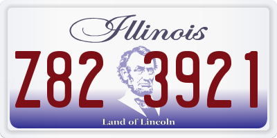 IL license plate Z823921