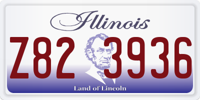 IL license plate Z823936