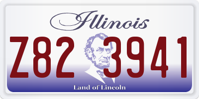 IL license plate Z823941