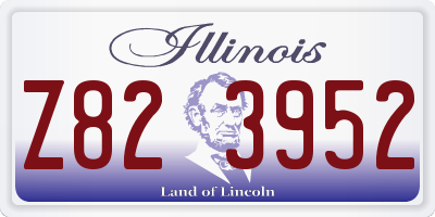 IL license plate Z823952