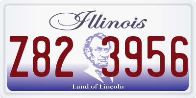 IL license plate Z823956