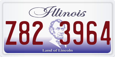 IL license plate Z823964