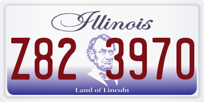 IL license plate Z823970