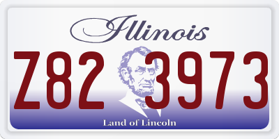 IL license plate Z823973