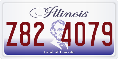 IL license plate Z824079