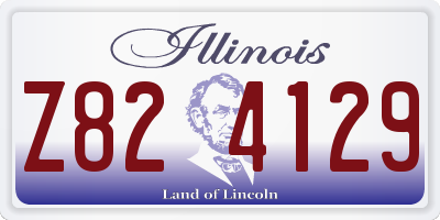 IL license plate Z824129