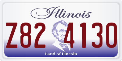 IL license plate Z824130