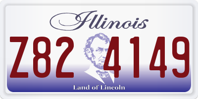 IL license plate Z824149