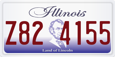 IL license plate Z824155