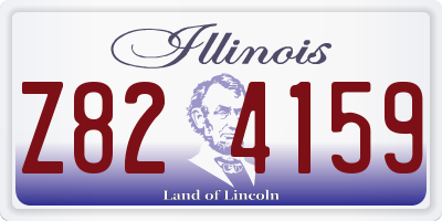 IL license plate Z824159