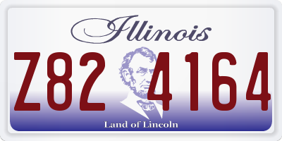 IL license plate Z824164