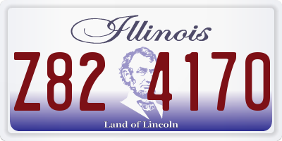 IL license plate Z824170