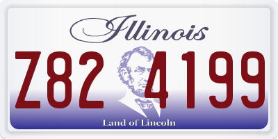 IL license plate Z824199