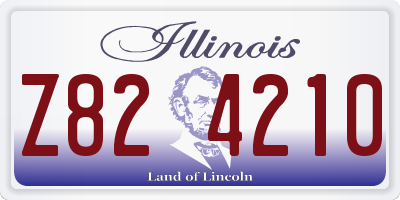 IL license plate Z824210