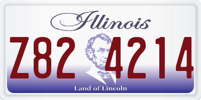 IL license plate Z824214