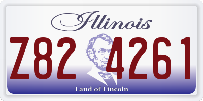 IL license plate Z824261