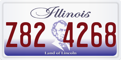 IL license plate Z824268