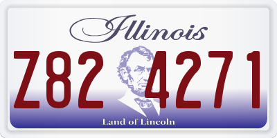 IL license plate Z824271