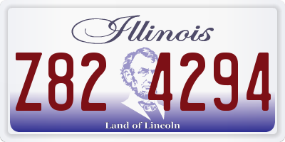 IL license plate Z824294