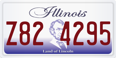IL license plate Z824295