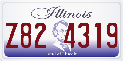 IL license plate Z824319