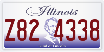 IL license plate Z824338