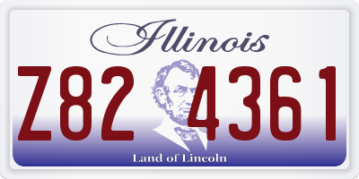 IL license plate Z824361