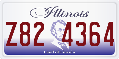IL license plate Z824364