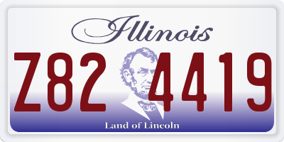 IL license plate Z824419