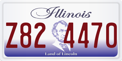 IL license plate Z824470