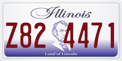 IL license plate Z824471