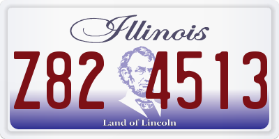 IL license plate Z824513