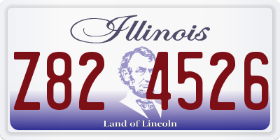 IL license plate Z824526