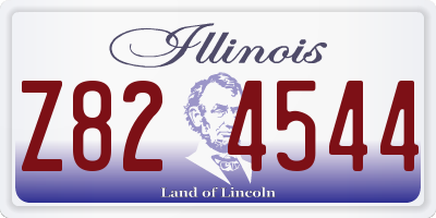 IL license plate Z824544