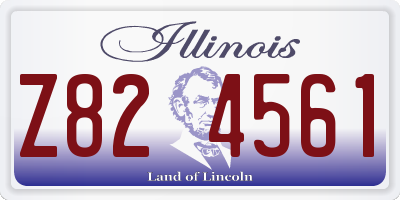 IL license plate Z824561