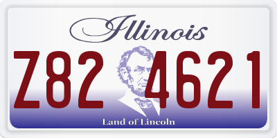 IL license plate Z824621