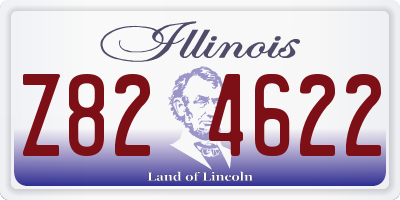 IL license plate Z824622