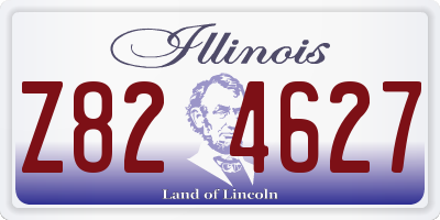 IL license plate Z824627