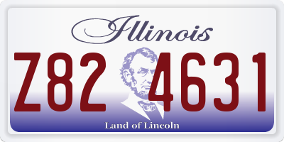 IL license plate Z824631