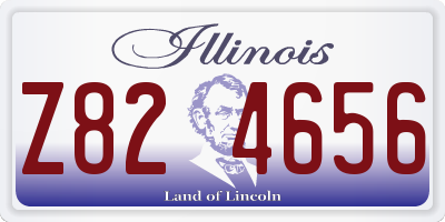 IL license plate Z824656