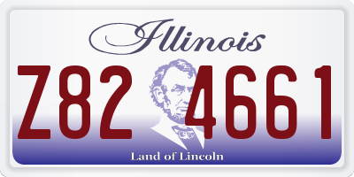 IL license plate Z824661