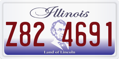 IL license plate Z824691