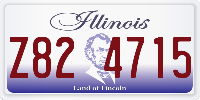 IL license plate Z824715