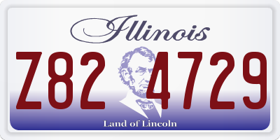 IL license plate Z824729