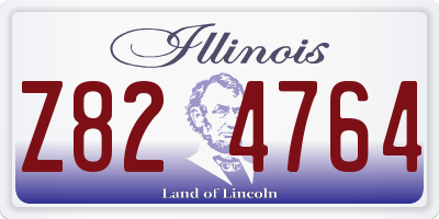 IL license plate Z824764