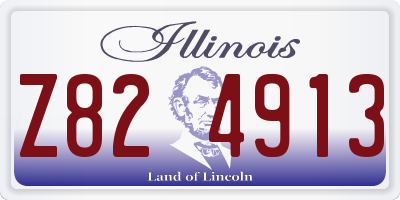 IL license plate Z824913