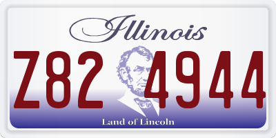 IL license plate Z824944